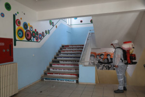 Kapaklı’da Okullar Dezenfekte Ediliyor